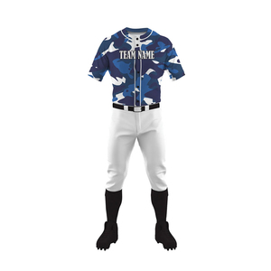 Uniformes de baseball sur mesure de haute qualité, vente en gros, impression numérique personnalisée, sublimation, broderie, ensembles, nom de l'équipe, numéro - Product Image 2
