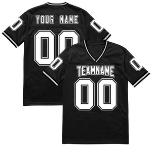 Maillot athlétique de pratique de football américain pour hommes Vente en gros personnalisé 100% polyester maille respirant séchage rapide évacuation de l'humidité - Product Image 4