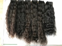 Cheveux vierges naturels indiens Remy à double trame pour machine, cuticules brutes alignées, cheveux de temple, directement d'Inde, meilleure liste de prix