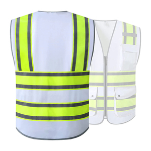 100% poliéster transpirable de secado rápido a prueba de viento personalizar Logo precio bajo chaleco de seguridad - Product Image 2