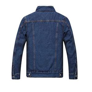Custom Street Casual Wear Jacket Letra simple Hombre Desgastado Denim Jeans Chaquetas para hombres Elegante chaqueta en línea para hombre - Product Image 2