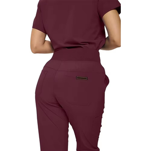 Uniforme de enfermeras Hospital Spandex Scrubs para mujeres Uniforme de enfermera de manga corta - Product Image 4