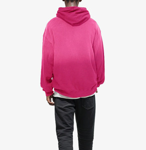 Men Custom High Cotton Men's Oversized Silk Screen Printing Stone Washed Heavy Duty Hoodie OEM Manufacturing Distressed Hoodies - Product Image 4