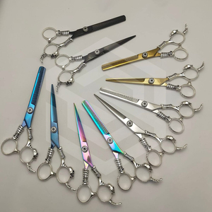 ชุดแต่งผมของผู้ชายใบมีดสแตนเลสกรรไกรตัดผมใบมีดบาง - Product Image 1