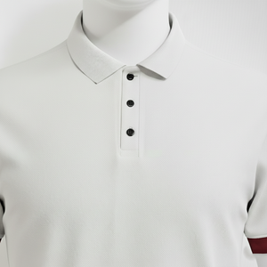 Camiseta polo premium para hombre, manga corta, tela de algodón transpirable, corte ajustado, estilo casual moderno, para verano. - Product Image 2