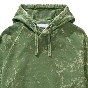 Qualité supérieure 100% coton lavage à l'acide sweats à capuche respirant coton mélangé hommes acide sweats à capuche automne hiver lavage à l'acide sweats à capuche - Product Image 6