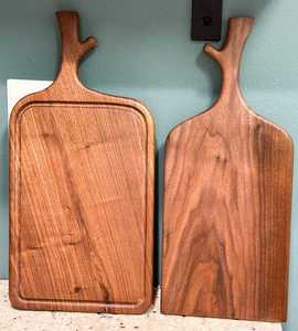 Tabla de cortar de madera orgánica de Acacia hecha a mano, tabla de cortar de charcutería para cortar alimentos y utensilios de cocina, nuevos productos - Product Image 1