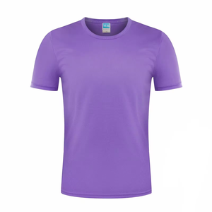 Vente en gros, stock, t-shirt uni en polyester 100% à séchage rapide bon marché, logo personnalisé imprimé, t-shirts personnalisés pour hommes - Product Image 6
