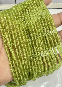 Perles de quartz naturel, taille coussin, remplissage de fractures, taille 4 mm, environ 14 pouces de longueur - Product Image 4