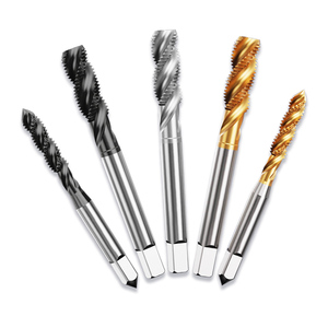 Tarauds de machine HSS à cannelures spirales BSW UNC, tarauds à filetage standard pour le métal, l'acier, l'aluminium, outils de perçage industriels - Product Image 1