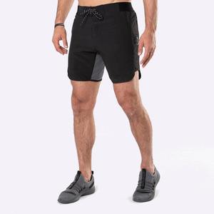 Vente en gros OEM 240 Grammes Shorts vierges Séchage rapide Respirant Gym Cordon de serrage Poches en maillot pour hommes Mince Décontracté Solide Sweat Tricoté - Product Image 5