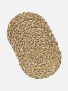 Dessous de verre en rotin naturel écologique pour la décoration de la maison et du bureau Dessous de verre décoratifs faits à la main pour la protection des boissons chaudes et froides - Product Image 6