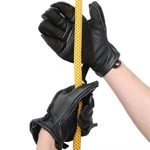Guantes de Conducción de Cuero de Vaca Granulado, Guantes de Seguridad para Soldadores Resistentes al Calor de Grado Premium - Product Image 1