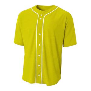 Camisetas de béisbol lisas en blanco, camiseta de béisbol transpirable de malla de poliéster personalizada, camiseta de béisbol para hombre, sostenible, respetuoso con el medio ambiente - Product Image 2