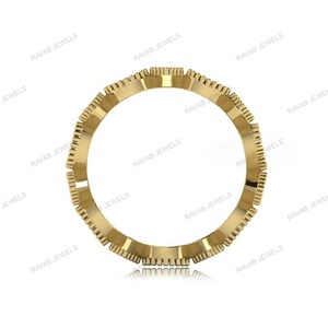 Bague en argent sterling 925 plaquée or pour femme, sertie de marquise, demi-monture, souvenir de lait maternel, sertie de CZ vide, vente en gros de bijoux - Product Image 5