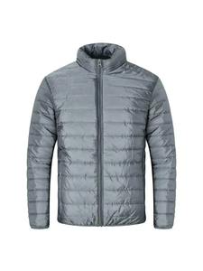 <b>Men's</b> <b>Thin</b> Lightweight Packable Canvas PU Leather Puffer <b>Jacket</b> Insulated Waterproof Breathable Thermal Winter Coat Running - Product Image 6