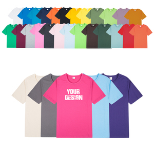 เสื้อยืดผู้ชายคุณภาพสูงขายส่ง 230 กรัม โพลีเอสเตอร์/คอตตอน แห้งเร็ว ระบายอากาศดี สไตล์ฮิปฮอป รับสกรีนโลโก้ - Product Image 3