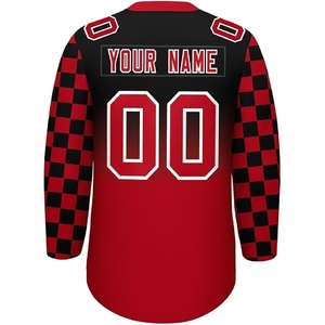Maillot de hockey sur glace personnalisé de haute qualité avec nom et logo Concevez vos propres vêtements de hockey sur glace - Product Image 5