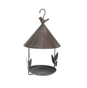 Outdoor Metal Hanging <b>Bird</b> <b>Feeder</b> |Strong Decorative Metal Structure |Circular Feeding Tray |Durable <b>Bird</b> Feeding & Garden Decor - Product Image 5