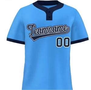 Uniforme Deportivo Personalizado con Estampado Transpirable para Mujer, Camiseta de Softbol, Camisa de Botones para Hombre, Uniforme de Equipo - Product Image 2