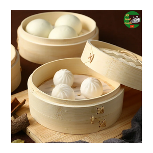 Panier vapeur en bambou naturel, cuiseur vapeur en bambou pour dim sum, ensemble de cuiseur vapeur en bambou de haute qualité, cuiseur vapeur en bambou naturel écologique - Product Image 5
