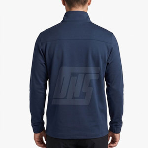 Outdoor <b>Men</b> Quarter Zip Pullover <b>Lightweight</b> Long Sleeve Sports Training <b>Jacket</b> Running Fitness Gym Athletic Performance Top - Product Image 4