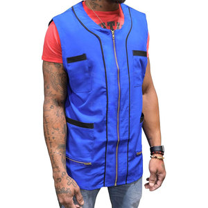 เสื้อกั๊กช่างตัดผมสไตล์โมเดิร์น เนื้อผ้านุ่ม ระบายอากาศได้ดี สำหรับผู้ชาย - Product Image 4