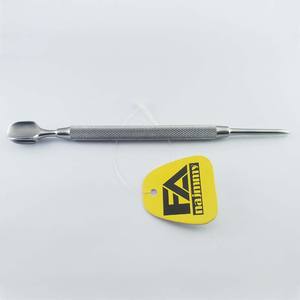 Herramienta de manicura profesional de doble cabeza, nuevo diseño, acero inoxidable, para la eliminación de cutículas - Product Image 3