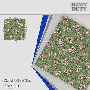 Azulejo de suelo de estacionamiento de coche de porcelana al aire libre de alta calidad Nuevo diseñador 400x400mm 16x16 Cerámica 40x40 Diseño de piso - Product Image 2