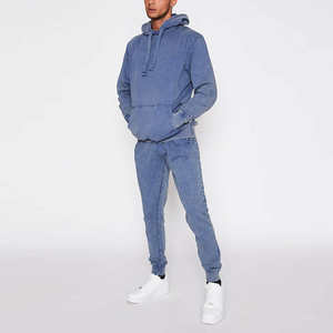 Sudadera con capucha lavada con ácido de peso pesado personalizada para hombres Jersey desgastado vintage coreano 100% algodón French Terry al por mayor - Product Image 3