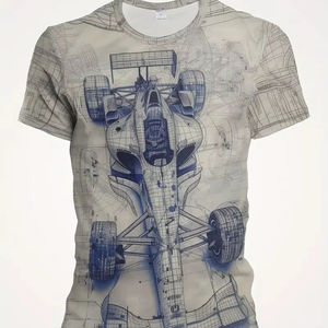 Nouvelle mode d'été T-Shirt en coton pour hommes coupe ajustée à manches longues décontracté Sport imprimé broderie équipage Fitness respirant Plus solide - Product Image 1