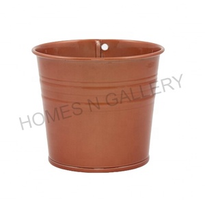 Cheap Price All Colors <b>Small</b> Galvanized Metal Iron Table Top Decorative Tin Rustic Flower Bucket <b>Pots</b> From Indian Manufacturers - Product Image 5