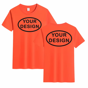 Camiseta de algodón 100% para hombre y mujer de verano en stock, camiseta personalizada con logotipo bordado, imagen, texto publicitario, Camiseta con cuello redondo - Product Image 3