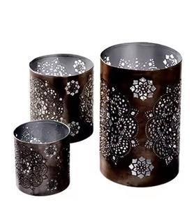 Tarros de velas de Metal indios de lujo modernos hechos a mano boda fiesta cumpleaños iluminación decorativa Venta caliente para la decoración del hogar - Product Image 5