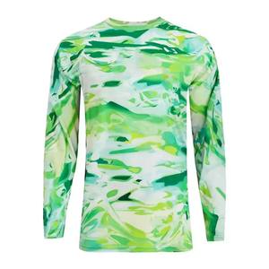 Pesca 100% poliéster sublimación Camiseta de manga larga para hombres secado rápido transpirable protección UV camisas de pesca al por mayor - Product Image 4