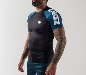 Jiu Jitsu MMA BJJ Anti-UV Respirant UPF50 + Sublimation Vente en Gros Rash Guard pour Hommes et Femmes par Edge Force Sportswear - Product Image 3