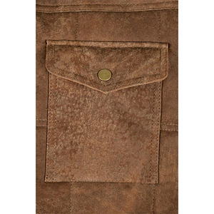 Nouveau Hommes En Cuir Gilet Élégant Slim Fit Rétro Western Cowboy Sans Manches Veste Casual Moto Biker Streetwear Vêtements - Product Image 6