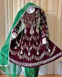 Femmes mariée poids lourd robe respirante traditionnelle afghane au tarif de gros fabriqué au Pakistan 2025 - Product Image 5