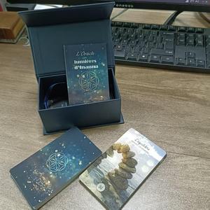 Échantillon <span class=keywords><strong>gratuit</strong></span> Impression personnalisée Conception et logo personnalisés Cartes de tarot et oracles en papier durable de haute qualité avec guide - Product Image 4