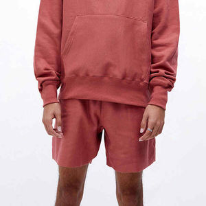 Diseño personalizado hecho en Pakistán bajo MOQ Sudadera con capucha y conjunto corto Casual transpirable Fitness ropa deportiva conjunto para hombres con cordón - Product Image 6