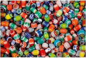 Cuentas de cristal Chevron Mix de calidad superior a un precio económico para la fabricación de joyas Lampwork cuentas VISHAL perfectamente diseñadas - Product Image 2