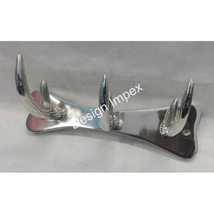 Chất Lượng Tốt Nhất Áo Móc Tường Trang Trí Nội Thất Móc Và Chủ Hot Bán Đúc Nhôm Shinny Đánh Bóng Vải Móc Giá Rẻ Giá - Product Image 4