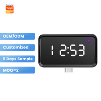 Control Remoto Inteligente Tuya WiFi IR RF433 con Temporizador para Aire Acondicionado, TV y DVD, Compatible con Alexa/Asistente de Google