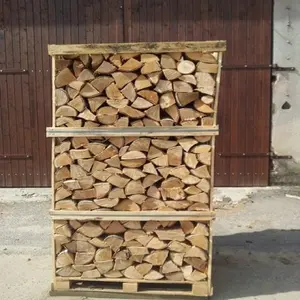 Kualitas terbaik harga diskon besar pembakar kayu bakar kering | Oak pohon pinus kayu bakar kayu