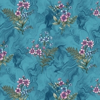 Papier peint PVC floral de luxe, design moderne, imperméable, résistant à l'humidité, décoration pour la maison et l'hôtel, garantie 5 ans, se vend bien