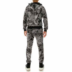 Chándales con logotipo personalizado para hombre, chándal, ropa deportiva para gimnasio, chándales de entrenamiento, traje de jogging, conjunto de dos piezas con capucha y pantalones - Product Image 4