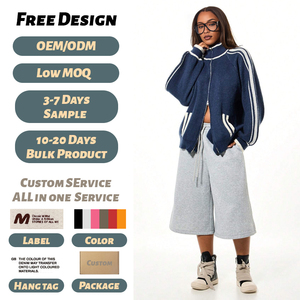 Set di Lusso da Donna <span class=keywords><strong>con</strong></span> <span class=keywords><strong>Cardigan</strong></span> a Righe <span class=keywords><strong>con</strong></span> Zip e Pantaloni Larghi, Elegante Abbigliamento Casual a Due Pezzi per Primavera ed Estate - Product Image 1