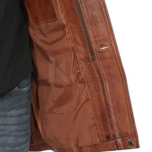 Abrigo de Cuero para Hombre 2026, Elegante, Largo, Cómodo, Material Duradero, Ideal para el Uso Diario en Invierno, a la Moda - Product Image 6