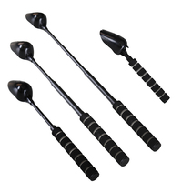 Lanceur d'appâts télescopique pliable 29-78 cm pour la pêche au bar et à la carpe, cuillère à appâts portable avec poignée en EVA, en plastique et alliage d'aluminium, pour ruisseau, lac, rivière