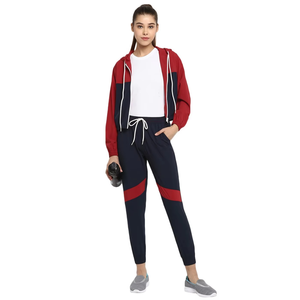 Offre Spéciale personnalisé coton Slim Fit à manches longues femmes survêtement formation costumes Fitness course plaine survêtement survêtements - Product Image 1